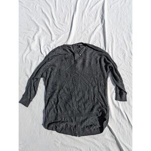 Express V Neck Sweater with Zip